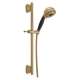 51559-CZ Universal Showering Components H2Okinetic 5-Setting Slide Bar Hand Shower, Champagne Bronze