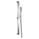 51567-PR Universal Showering Components H2Okinetic Single-Setting Slide Bar Hand Shower, Lumicoat Chrome