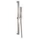 51567-SS-PR Universal Showering Components H2Okinetic Single-Setting Slide Bar Hand Shower, Lumicoat Stainless