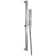 51567-SS-PR Universal Showering Components H2Okinetic Single-Setting Slide Bar Hand Shower, Lumicoat Stainless