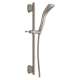 51579-SS Universal Showering Components H2Okinetic Single-Setting Slide Bar Hand Shower, Stainless