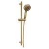 51584-CZ-PR Universal Showering Components 7-Setting Slide Bar Hand Shower with Cleaning Spray, Lumicoat Champagne Bronze