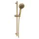 51584-CZ-PR Universal Showering Components 7-Setting Slide Bar Hand Shower with Cleaning Spray, Lumicoat Champagne Bronze