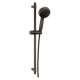 51584-RB Universal Showering Components 7-Setting Slide Bar Hand Shower with Cleaning Spray, Venetian Bronze