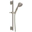 51589-SS Universal Showering Components 7-Setting Slide Bar Hand Shower, Stainless