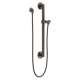 51600-RB Universal Showering Components Adjustable Slide Bar / Grab Bar Assembly with Elbow, Venetian Bronze
