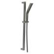 51799-KS-PR Universal Showering Components H2Okinetic 3-Setting Slide Bar Hand Shower, Lumicoat Black Stainless