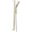 51799-PN-PR Universal Showering Components H2Okinetic 3-Setting Slide Bar Hand Shower, Lumicoat Polished Nickel