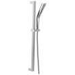 51799-PR Universal Showering Components H2Okinetic 3-Setting Slide Bar Hand Shower, Lumicoat Chrome