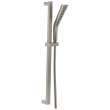 51799-SS-PR Universal Showering Components H2Okinetic 3-Setting Slide Bar Hand Shower, Lumicoat Stainless