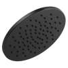 52158-BL Universal Showering Components Single-Setting Metal Raincan Shower Head, Matte Black