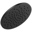 52158-BL Universal Showering Components Single-Setting Metal Raincan Shower Head, Matte Black