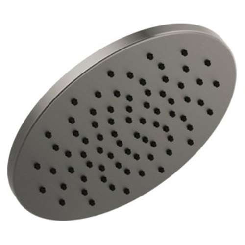 52158-KS-PR Universal Showering Components Single-Setting Metal Raincan Shower Head, Lumicoat Black Stainless