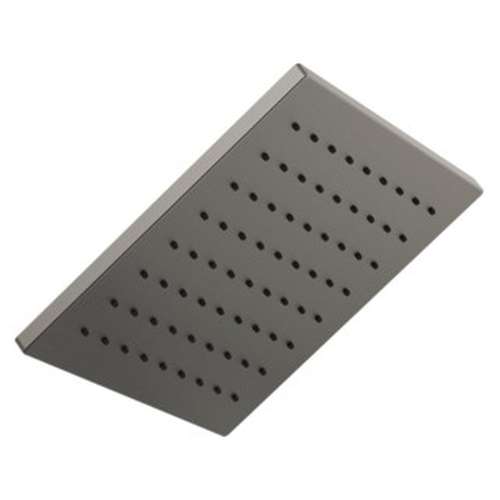 52159-KS-PR Universal Showering Components Single-Setting Metal Raincan Shower Head, Lumicoat Black Stainless