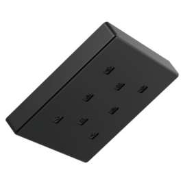 52171-BL Universal Showering Components H2Okinetic Single-Setting Metal Raincan Shower Head