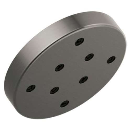 52175-KS-PR Universal Showering Components H2Okinetic Single-Setting Metal Raincan Shower Head, Lumicoat Black Stainless