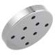 52175-PR Universal Showering Components H2Okinetic Single-Setting Metal Raincan Shower Head, Lumicoat Chrome