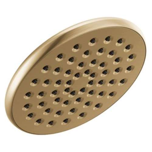 52433-CZ Universal Showering Components Single-Setting Raincan Shower Head, Champagne Bronze