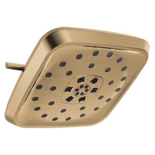 52460-CZ-PR Universal Showering Components H2Okinetic 4-Setting Shower Head with Ultrasoak, Lumicoat Champagne Bronze