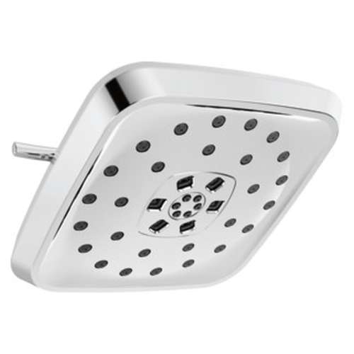52460-PR Universal Showering Components H2Okinetic 4-Setting Shower Head with UltraSoak, Lumicoat Chrome