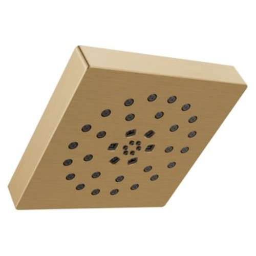 52484-CZ-PR Universal Showering Components H2Okinetic 4-Setting Shower Head with Ultrasoak, Lumicoat Champagne Bronze