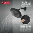 52487-BL Universal Showering Components UltraSoak 4-Setting Shower Head