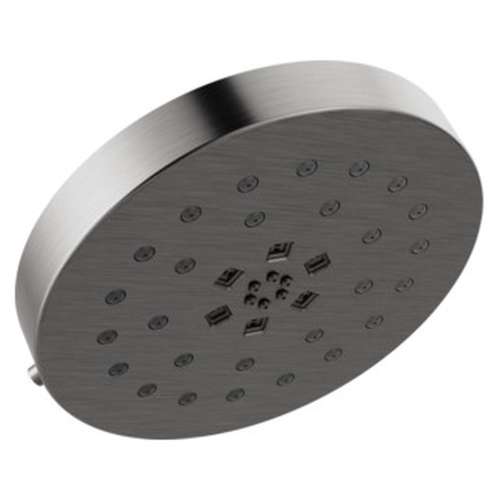 52488-KS-PR Universal Showering Components H2Okinetic 4-Setting Shower Head with Ultrasoak, Lumicoat Black Stainless