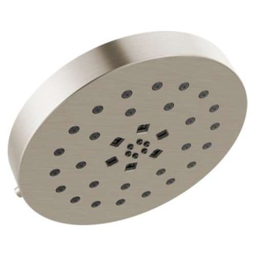 52488-SS-PR Universal Showering Components H2Okinetic 4-Setting Shower Head with UltraSoak, Lumicoat Stainless