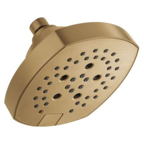 52663-CZ Universal Showering Components 5-Setting H2Okinetic Shower Head, Champagne Bronze