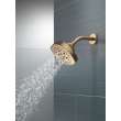 52663-CZ Universal Showering Components 5-Setting H2Okinetic Shower Head, Champagne Bronze