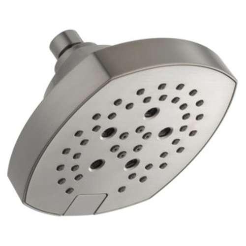 52663-SS Universal Showering Components 5-Setting H2Okinetic Shower Head, Stainless