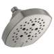 52663-SS Universal Showering Components 5-Setting H2Okinetic Shower Head, Stainless
