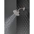 52663-SS Universal Showering Components 5-Setting H2Okinetic Shower Head, Stainless