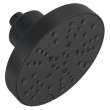52668-BL Universal Showering Components H2Okinetic 5-Setting Contemporary Raincan Shower Head, Matte Black