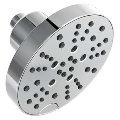 52668-PR Universal Showering Components 5-Setting H2OKinetic Round Cont Raincan, Lumicoat Chrome