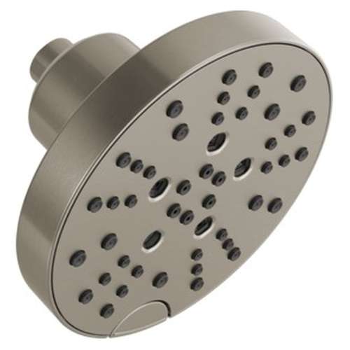 52668-SS-PR Universal Showering Components 5-Setting H2OKinetic Round Cont Raincan, Lumicoat Stainless