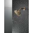 52669-CZ-PR Universal Showering Components H2Okinetic 5-Setting Traditional Raincan Shower Head