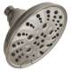 52669-SS-PR Universal Showering Components H2Okinetic 5-Setting Traditional Raincan Shower Head, Lumicoat Stainless