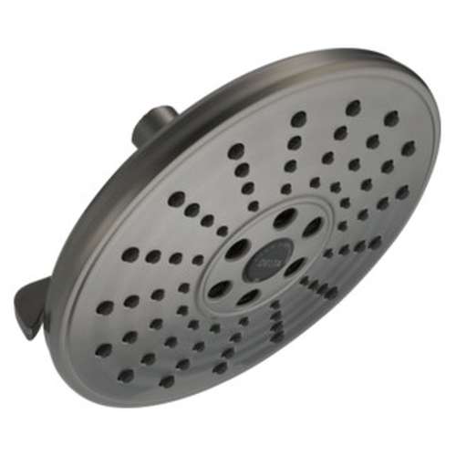 52688-KS-PR Universal Showering Components H2Okinetic 3-Setting Raincan Shower Head, Lumicoat Black Stainless