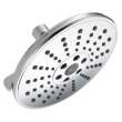 52688-PR Universal Showering Components H2Okinetic 3-Setting Raincan Shower Head, Lumicoat Chrome