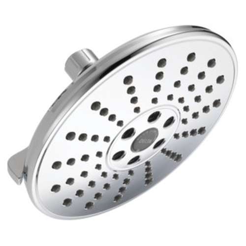 52688-PR Universal Showering Components H2Okinetic 3-Setting Raincan Shower Head, Lumicoat Chrome