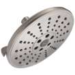 52688-SS-PR Universal Showering Components H2Okinetic 3-Setting Raincan Shower Head, Lumicoat Stainless
