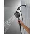 54810-BL-PK Universal Showering Components 7-Setting SureDock Magnetic Hand Shower, Matte Black