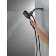 54810-BL-PK Universal Showering Components 7-Setting SureDock Magnetic Hand Shower, Matte Black