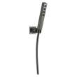 55567-KS-PR Universal Showering Components H2Okinetic Single-Setting Adjustable Wall Mount Hand Shower, Lumicoat Black Stainless