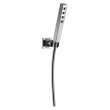 55567-PR Universal Showering Components H2Okinetic Single-Setting Adjustable Wall Mount Hand Shower, Lumicoat Chrome