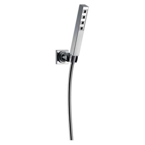 55567-PR Universal Showering Components H2Okinetic Single-Setting Adjustable Wall Mount Hand Shower, Lumicoat Chrome