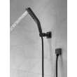 55799-BL Universal Showering Components H2Okinetic 3-Setting Wall Mount Hand Shower, Matte Black