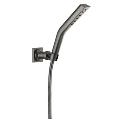 55799-KS-PR Universal Showering Components H2Okinetic 3-Setting Wall Mount Hand Shower, Lumicoat Black Stainless