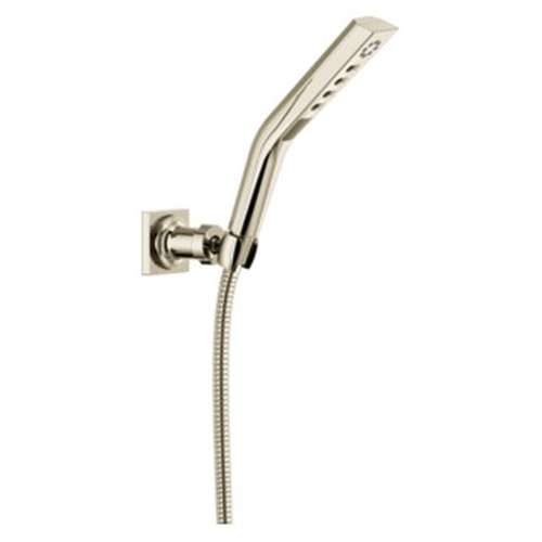 55799-PN-PR Universal Showering Components H2Okinetic 3-Setting Wall Mount Hand Shower, Lumicoat Polished Nickel